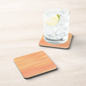 Blended Pastel Yellow Orange Blends Drink Coasters Untersetzer (Rechte Seite)