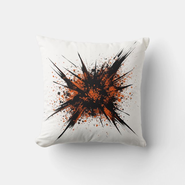 Blended Pastor Color Wash Art Kissen (Vorderseite)