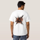Blended Pastor Color Wash Art T-Shirt (Schwarz voll)