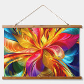 Blended Pedals Wandteppich Mit Holzrahmen (Vorne)