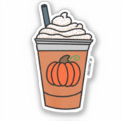 Blended Pumpkin Spicte Latte Aufkleber (Vorderseite)
