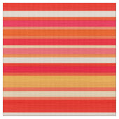 Blended Stripes, Farbtöne von Korallenorange Stoff (Nahaufnahme)