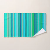 Blended Stripes, Ocean Blue und Türkis Badhandtuch Set (Handtuch)