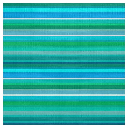 Blended Stripes, Ocean Blue und Türkis Stoff (Muster)