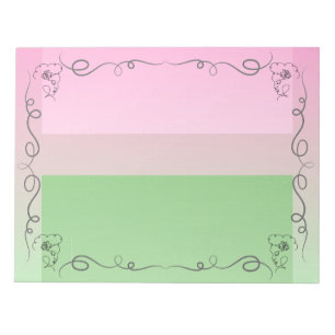 Blenden Beauty Roselle Grosses Notepad Notizblock