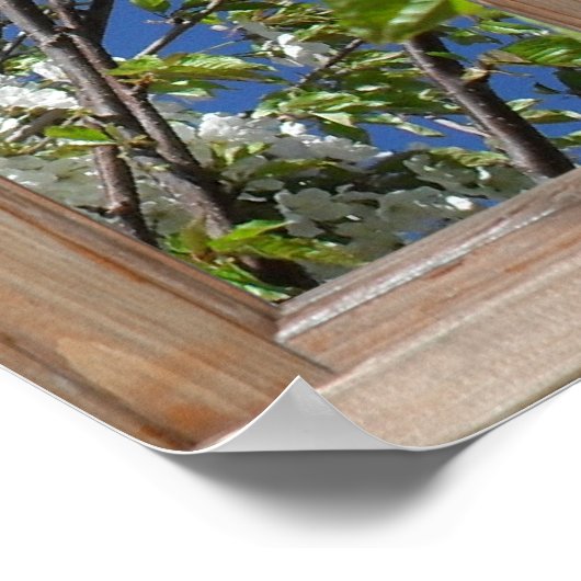 Blenden der Strukturansicht aus einem Fenster Poster (Ecke)