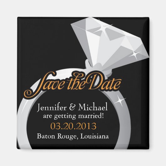 Blenden Save the Date Magnet (Vorne)