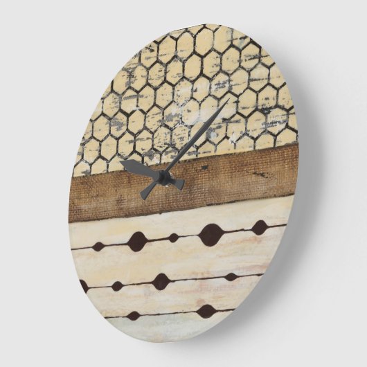 Blenden Sie II Große Wanduhr (Winkel)