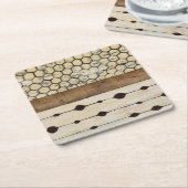 Blenden Sie II Rechteckiger Pappuntersetzer (angewinkelt)