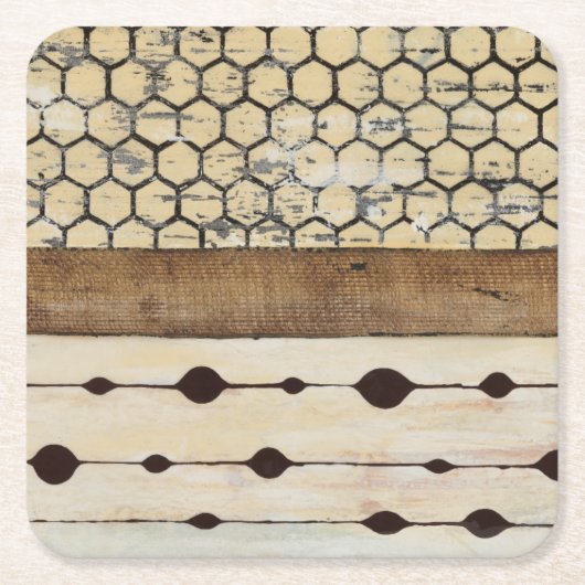 Blenden Sie II Rechteckiger Pappuntersetzer (Vorderseite)