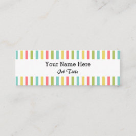 Blenden Sie klassisches weißes dünnes des Mini Visitenkarte