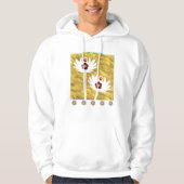 Blendende Blumenoptik Hoodie (Vorderseite)