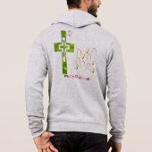 Blendende Blumenoptik Hoodie (Rückseite)