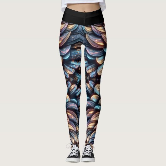 Blendende Schuppen Leggings (Vorderseite)