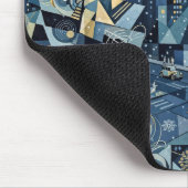 Blendender Winter in der Großstadt Mousepad (Ecke)