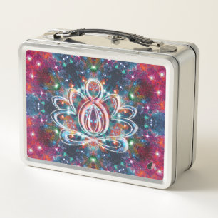 Blendender Zen Lotus Metall Brotdose