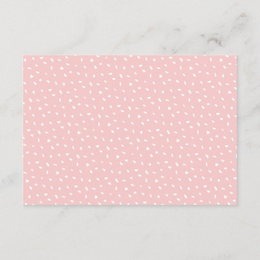 Blendendusche ohne Geschenkwrap-Anfrage Begleitkarte (Rückseite)