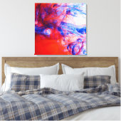 Blendenfarben Leinwanddruck (Insitu (Schlafzimmer))