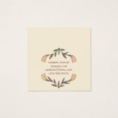 Blendenwirbelkarte für Lilienfloralerden (Rückseite)