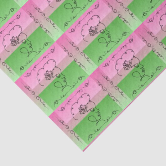 Blendenwirbelpapier Seidenpapier (Ausschnitt)