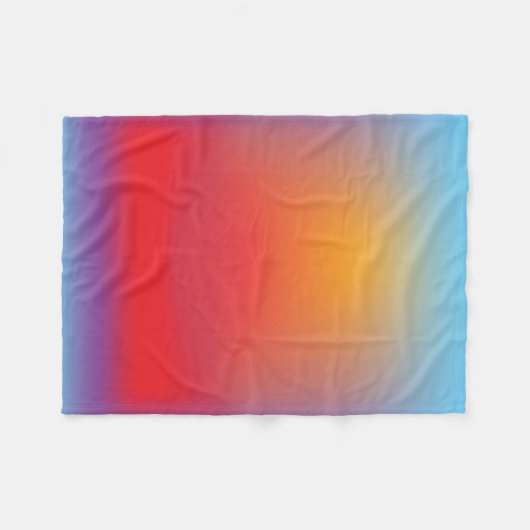 Blendet Farbe -1 Fleecedecke (Vorderseite (Horizontal))