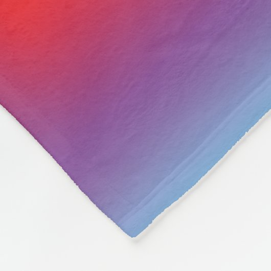 Blendet Farbe -1 Fleecedecke (Ecke)