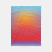 Blendet Farbe -1 Fleecedecke (Vorderseite)