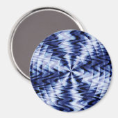 Blendet in blauen Wellen... Magnet (Vorderseite/Rückseite)