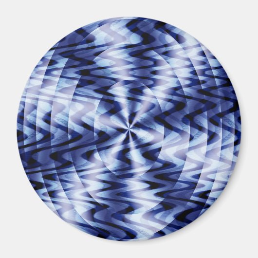 Blendet in blauen Wellen... Magnet (Vorne)