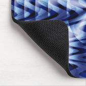 Blendet in blauen Wellen... Mousepad (Ecke)