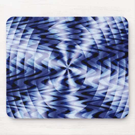 Blendet in blauen Wellen... Mousepad (Vorne)