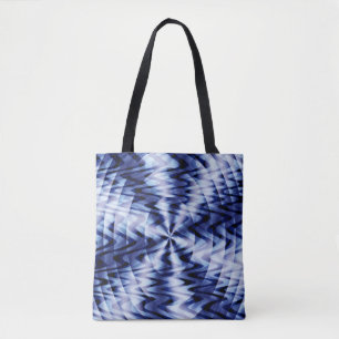 Blendet in blauen Wellen... Tasche