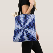 Blendet in blauen Wellen... Tasche (Von Nahem)