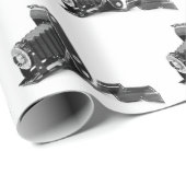 Blendet Kamera mit Film Geschenkpapier (Rolleneckpunkt)