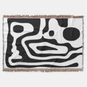 Blendgriff: Abstrakt Schwarz/Weiß Decke (Vorderseite)