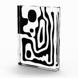 Blendgriff: Abstrakt Schwarz/Weiß Fotoblock