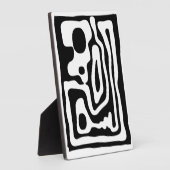 Blendgriff: Abstrakt Schwarz/Weiß Fotoplatte (Seite)