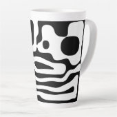 Blendgriff: Abstrakt Schwarz/Weiß Milchtasse (Rechte Ecke)