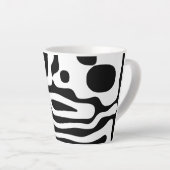 Blendgriff: Abstrakt Schwarz/Weiß Milchtasse (Rechte Ecke)