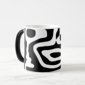 Blendgriff: Abstrakt Schwarz/Weiß Verwandlungstasse (Vorderseite Links)