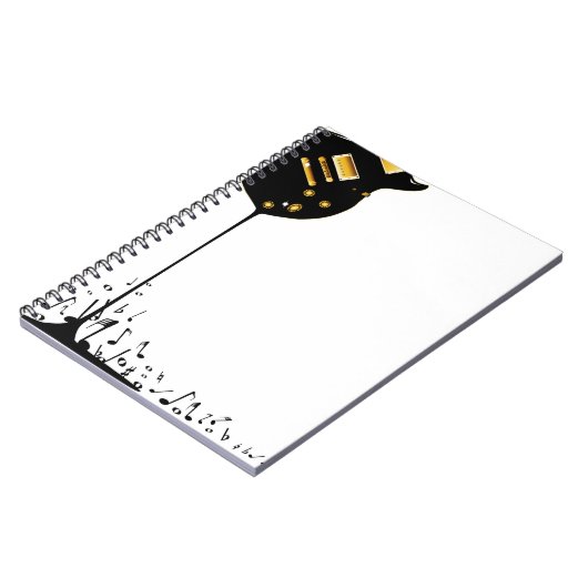 Blendmusik Notizblock (Linke Seite)