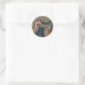Blendrohronyx Runder Aufkleber (Tasche)