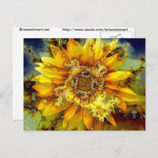 Blendsonne Postkarte (Vorne/Hinten)