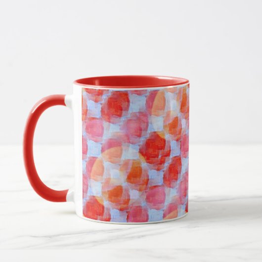 Blendung durch Design-Textur-Hintergrund Tasse (Links)