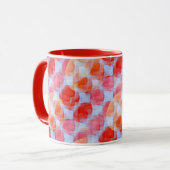 Blendung durch Design-Textur-Hintergrund Tasse (Vorderseite Links)
