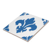 Blendungs-Blau der Lilien-2 Fliese (Seite)