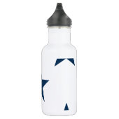 Blendungs-Blau des Stern-1 Edelstahlflasche (Rechts)