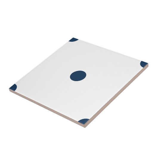 Blendungs-blaue Punkte klein Fliese (Seite)