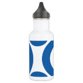 Blendungs-blauer Punkt 3 Edelstahlflasche (Links)