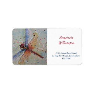 BLENDUNGS-BUNTE DRACHE-FLIEGEN-ADRESSE ADRESSAUFKLEBER